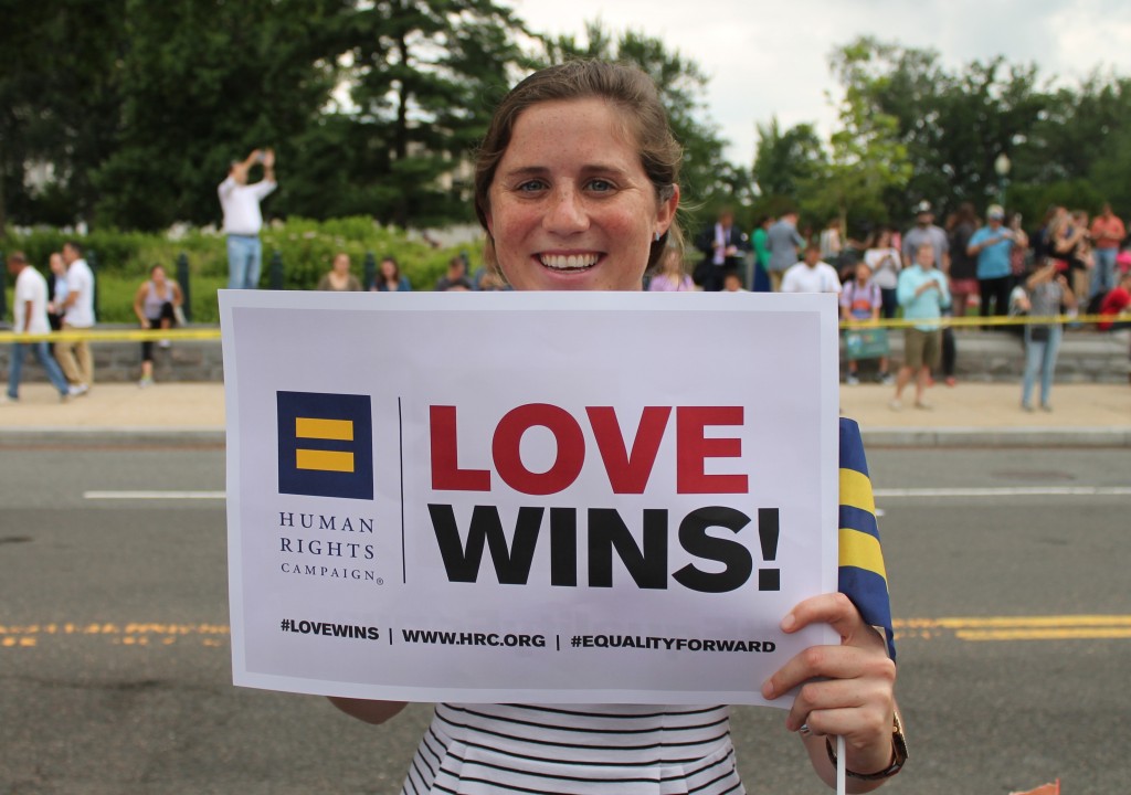 Marriage Equality Decision Day Rally in front of the Supreme Court, Washington D.C. 2015