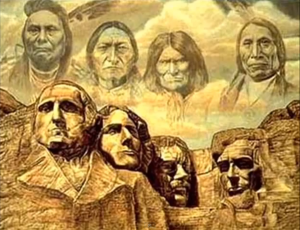 Founding Fathers. illustration | Native Americans