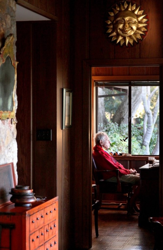 Dr. Bortz, the scholar, in his study