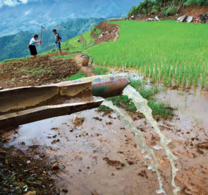 Global water consumption increased six times in the 20th century.
